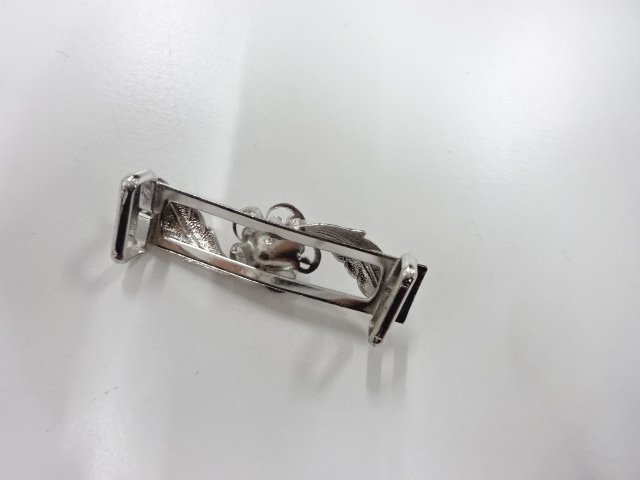  アンティーク　パール帯留め